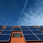 solar system, roof, power generation, solar power, solar cells, energy, electricity, house, solar energy, solar panel, energy transition, blue, renewable, nature, housetop, technology, environmentally friendly, electricity generation, heaven, clouds, sun, roof tiles, roof panels